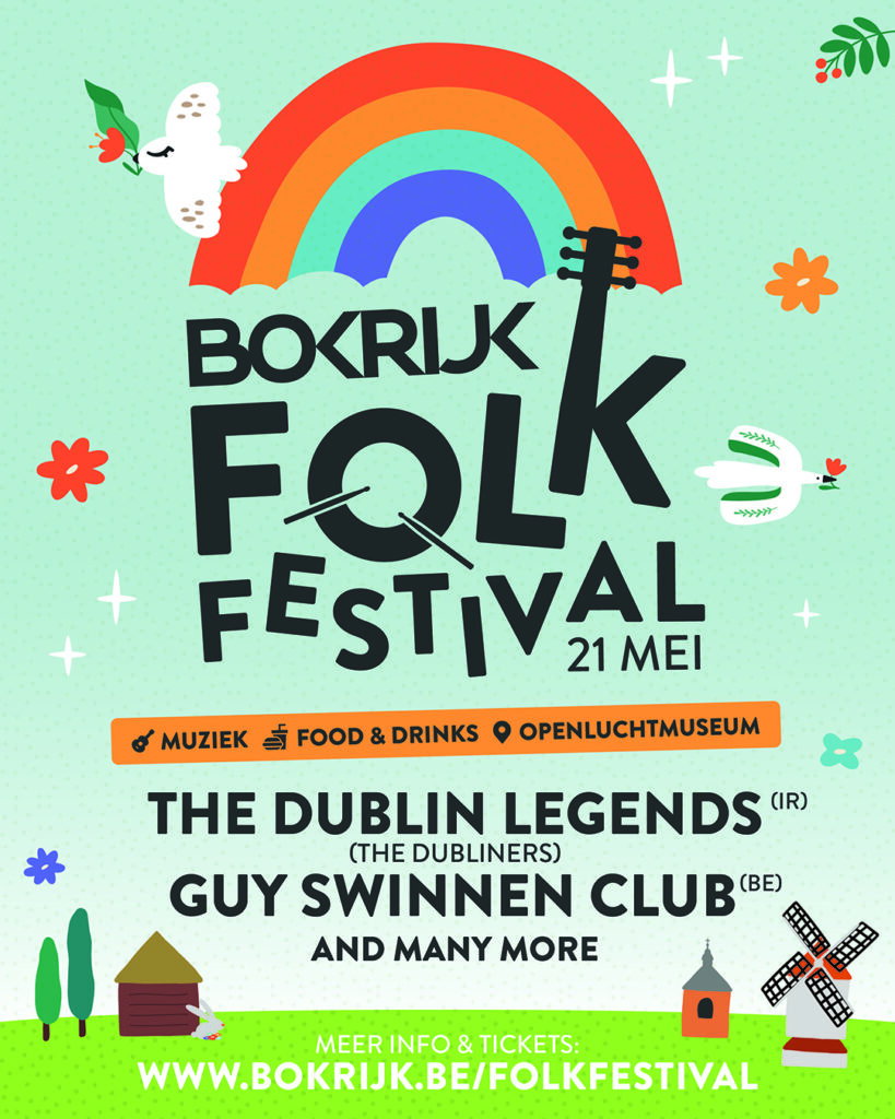 allereerste FolkFestival in Bokrijk op 21 mei 2022 in de buurt van Bed and Breakfast Nummer5